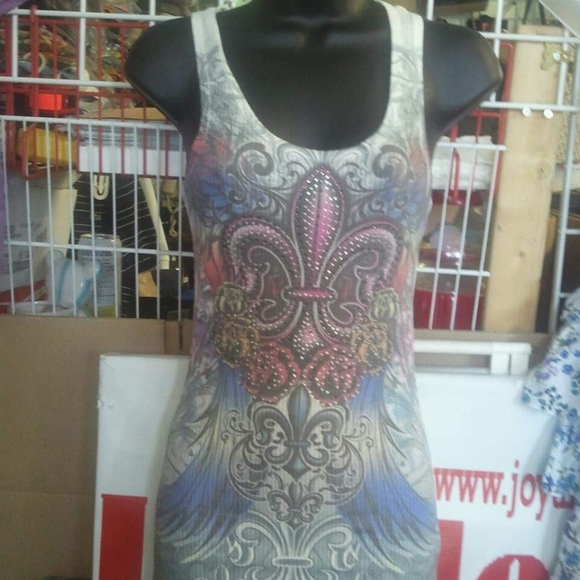 New Beautiful  Racer Back Tank Top - Picture 8 of 8